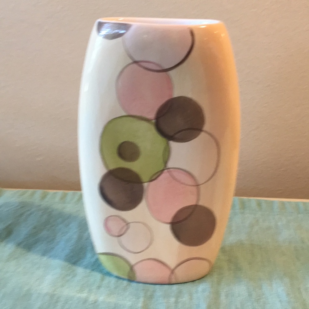 Mosaic dots vase
